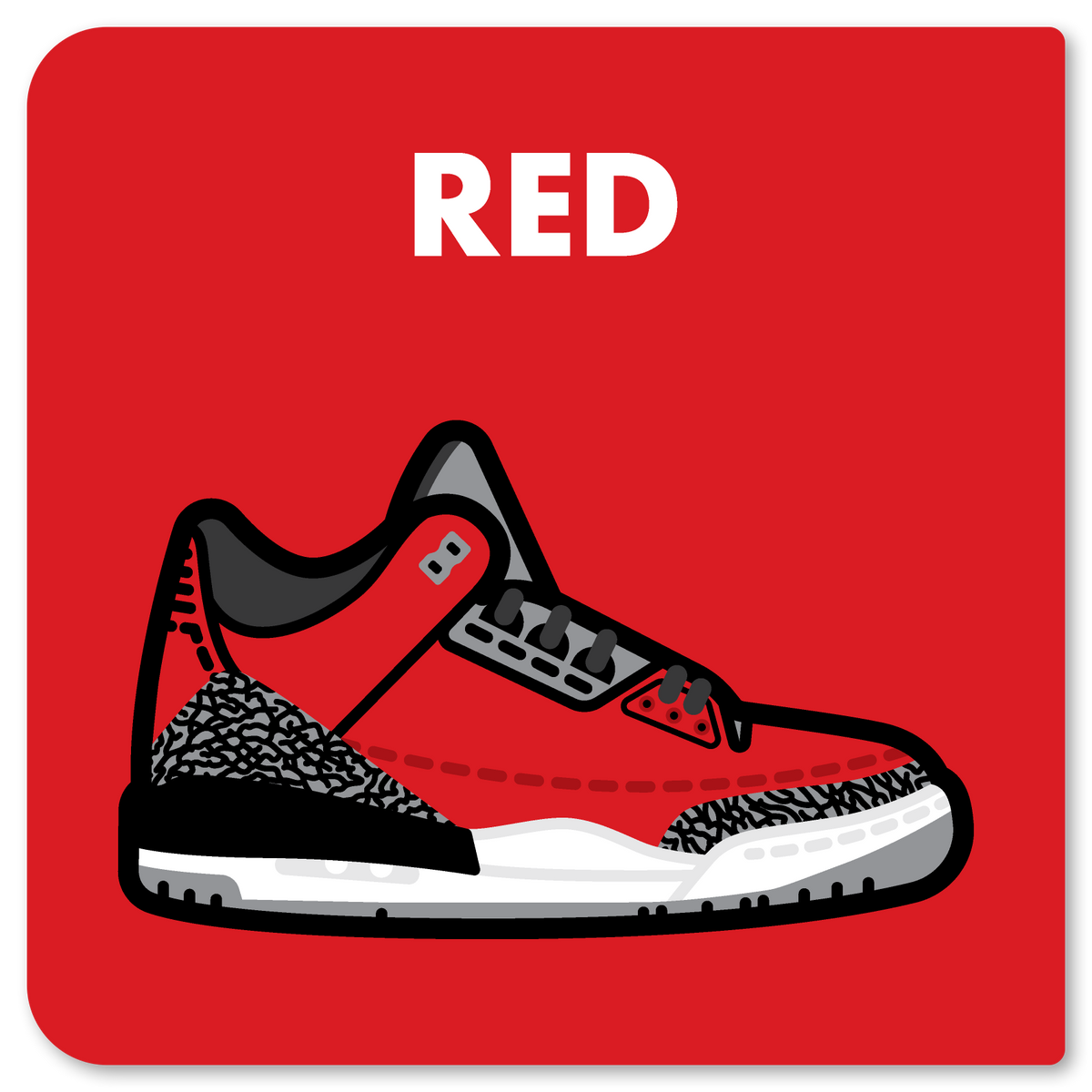 Red: COLORS For Lil Sneakerheads: Vol J