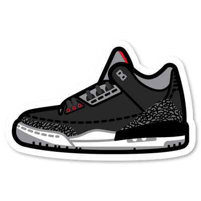 Stickers For Lil Sneakerheads: Black Cement