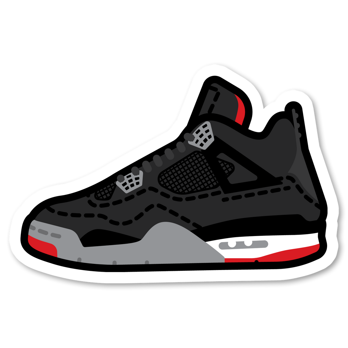 Stickers For Lil Sneakerheads: Bred