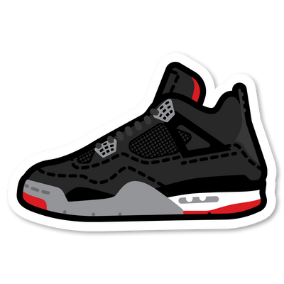 Stickers For Lil Sneakerheads: Bred