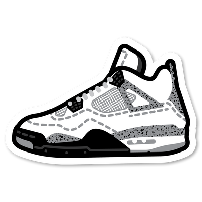 Stickers For Lil Sneakerheads: White Cement